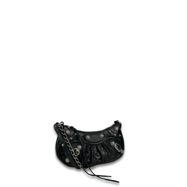 Balenciaga Crystal Studded Le Cagole Mini Shoulder Bag