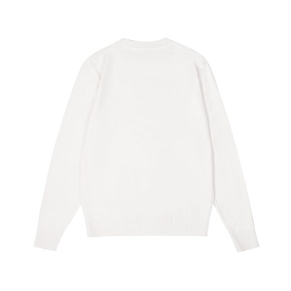 Prada's exquisite crew-neck sweater is a premium wool blend knitwear piece for women