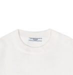 Prada's exquisite crew-neck sweater is a premium wool blend knitwear piece for women