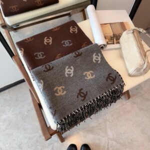 CHANEL 24C Double-Sided Rainbow Scarf